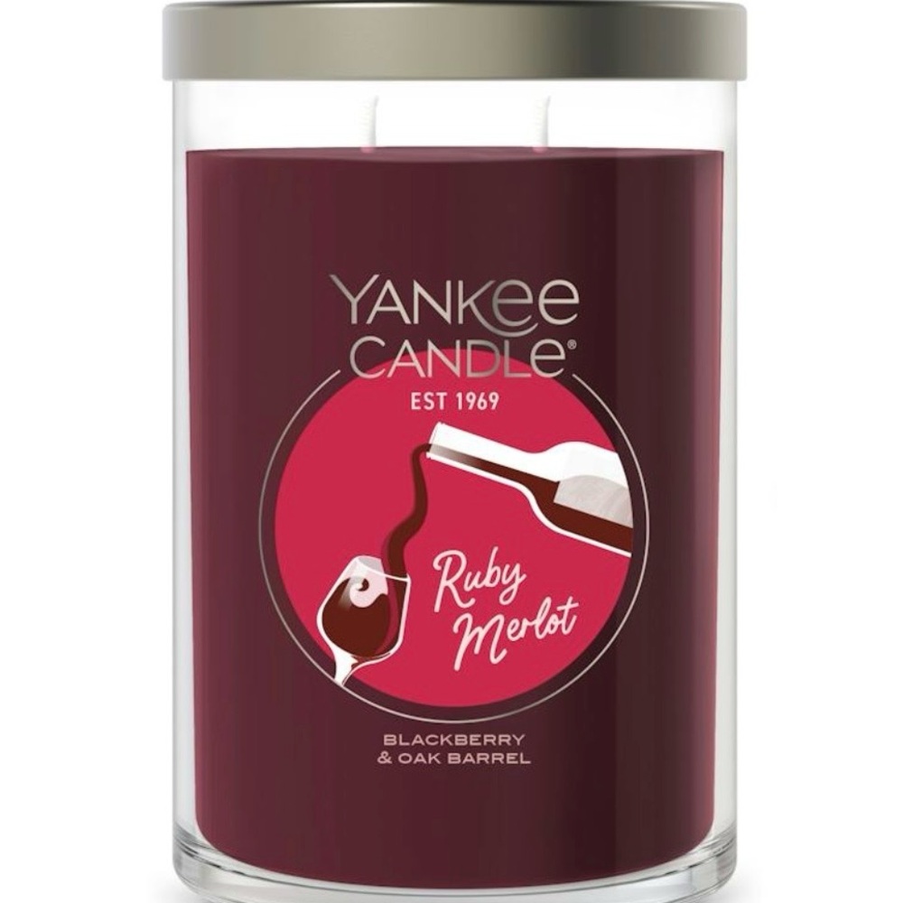 Yankee Candle Ruby Merlot 20 oz Jar Candle